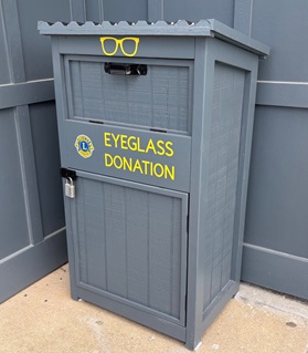Lions Eyeglass Donation Drop Box